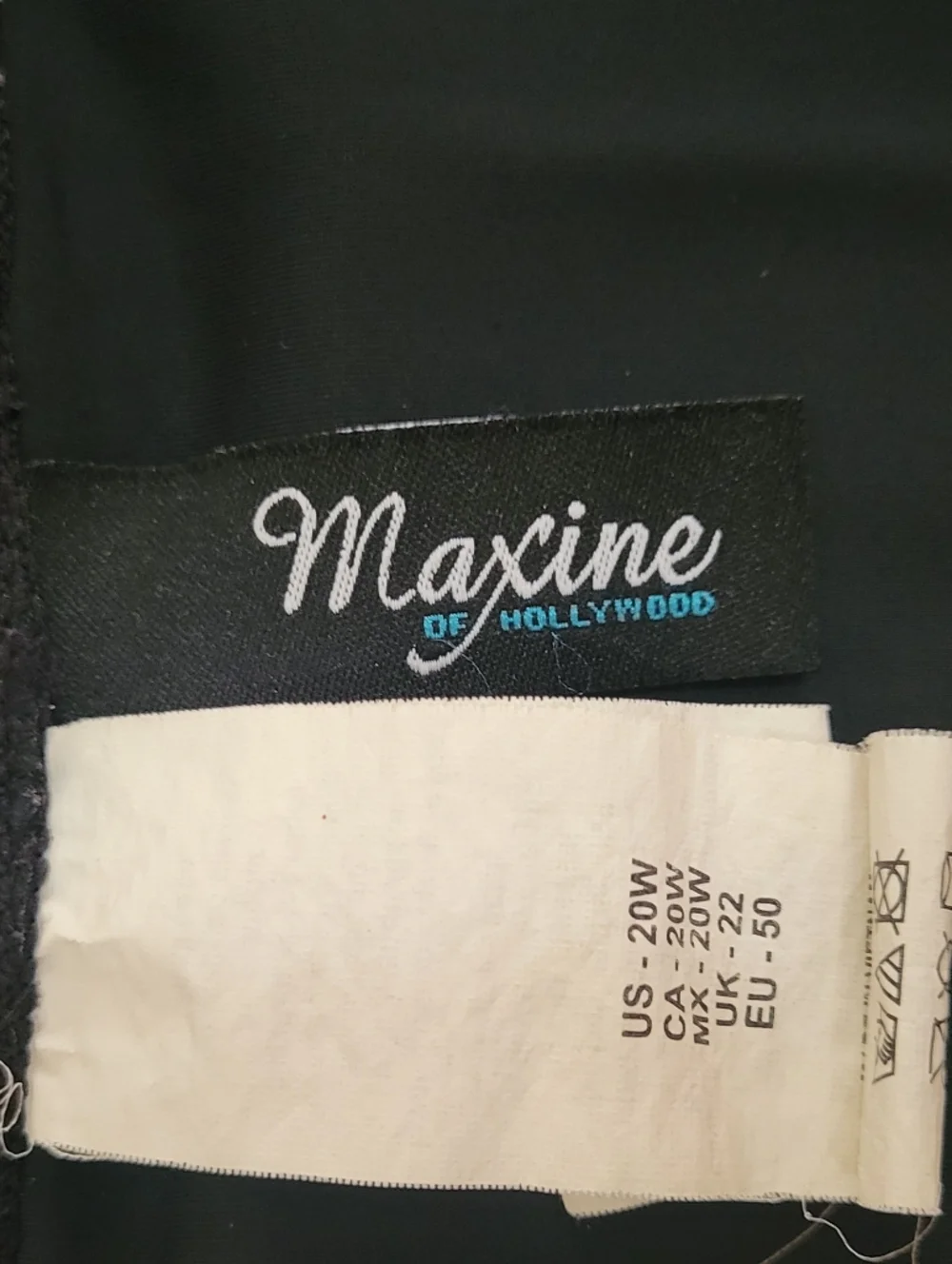 MAXINE OF HOLLYWOOD Black Swim Skirt Size 20W - Picture 6 of 6